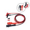 PRZEWODY POMIAROWE DO MIERNIKA MULTIMETRU Z KROKODYLKAMI 10A 1000V