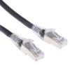 Kabel kategorii 6, Czarny, Wtyk RJ45/męski RJ45dł.: 5m, mat. koszulki: LSZH