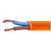 Przewód zasilający sterowniczy elastyczny PUR H07BQ-F 2x1,5 pomarańczowy TKD /100m/