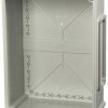 Fibox Base, PC Openings, 3x size 2 flange + 1x size 3 flange 3530315 Część dolna obudowy poliwęglan szaro-biały (ral 703