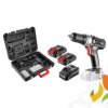 Wiertarko-wkrętarka akumulatorowa ENERGY+ 18V Li-Ion uchwyt 13 mm 2x2Ah ładowarka walizka 58G006-SET2 GRAPHITE