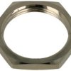 Nakrętka; M30x1,5; M30; 1,5; 4mm; 4mm; mosiądz niklowany