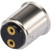 TRU COMPONENTS 1243988 Bulb holder Socket for mini bulbs BA15d Solder tag