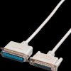 11.01.1018 Bi-directional printer cable, D-Sub/Centr., 1.8 m