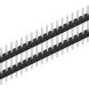 Pin header, 20 pole, pitch 2 mm, straight, black, SLY507520Z