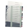 Leitz 1238-00-00 Style Index A4 1-12 Multicolour Polypropylene 12 Dividers
