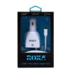 ładowarka USB samochodowa Roxa kabel micro USB + 2 gniazda USB 4,8A