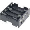 Goobay 12470 Battery Tray 8x AA Stud/Socket Size 63x58x29.5mm