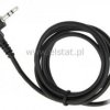 Jack 2,5 wtyk stereo plastik; kątowy z przew 0,4m