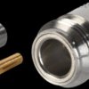 N connector, RG58/141, straight, crimp