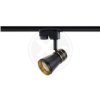 Reflektor Szyna 1-Faza Gu10 Silvio Gold 60Mm Czarn