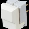 Push button, switching voltage: 24 V, white