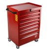 Szafka na rolkach, na kółkach, 7-szufladowa, 970 x 630 x 450mm, materiał: Stal, RS PRO