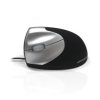 Myszka, Optyczna, 3-przyciskowa, kolor: Czarny, srebrny, USB, Ceratech, MOU-UPRIGHT2LEFT