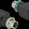 66314 Network Adapter M12 8 pin A-coded female to RJ45 jack
