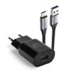 Ładowarka sieciowa z kablem USB Typu C 2m (5V, 2.1A) Montis MT046