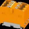 3002792 PTFIX distribution block, 6x1.5, orange