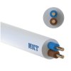 Przewód YDY 2x1,5 mm2 (450/750V) instalacyjny okrągły biały NYM-O (bębnowy) 13025002/B NKT