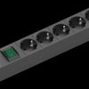 420.0013 CONNECT LINE 5x protective contact, switch