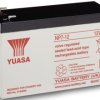 NP7-12 YUASA AGM battery, 7 Ah, 12 V, VdS, Faston 4.8 mm