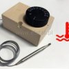Termostat z kapilarą 0°C- 40°C 16A/250V w obudowie