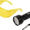 Zestaw Latarka Uv 51 Led I Okulary