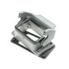 Obudowa złącza; Han B; 09300060301; 6B; metal; proste; na panel; niska konstrukcja; z 1 klamrą; szary; IP65; Harting; RoHS
