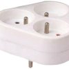 Adapter kraj 1 Europa kraj 2 Europa 6 A, 16 A typ: Adapter 3-drożny