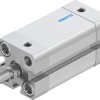Siłownik pneumatyczny skok: 25mm Festo Ø 16mm dwustronnego działania Action 64.7mm Elastyczny ADN-16-25-A-P-A M5