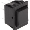 Przełącznik kołyskowy (Wł.)-wył.-(wł.) Nie 16 A DPDT Czarny Arcolectric (Bulgin) Ltd