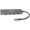 D-Link Dub-2327 Koncentrator Usb-C 6 W 1 Z Hdmi/Czytnikiem Kart/Zasilaniem