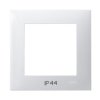 SZAFIR Ramka 1 pojedyncza do łączników IP-44 biały RH-1Z/00 OSPEL