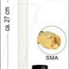 12433 LTE Antenna SMA plug