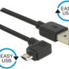 83853 Cable EASY-USB 2.0-A male>Micro USB 2.0 m. angled l/r 2m