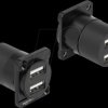 87812 D-Type Module USB 2.0 Type-A 2 x female to 2 x female