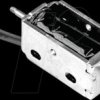 ITS-LS-3830B-D-12VDC Frame solenoid, 3830b D, 12 V DC, 8 W, push solenoid with strand