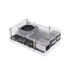 Obudowa z wentylatorem dla Raspberry Pi 4 model B, przezroczysta