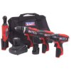 Sealey CP1200COMBO CP1200 Series 4 x 12V Cordless Power Tool Combo Kit