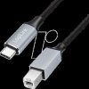 CU0515 USB 2.0 cable USB-C to USB-B, 2 m