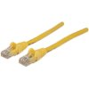 Patch Cord Cat5E UTP 0,5M Żółty 100 Miedź 325165