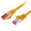 Patchcord kat.6 s/ftp lszh cu 0.25m pomarańczowy fluke passed lanberg PCF6-10CU-0025-O