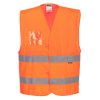 Hi Viz Mesh Jacket In Orange Small to Me