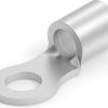 Uninsulated ring cable lug, 2.62-6.64 mm², AWG 12 to 10, 4.34 mm, metal, 34404