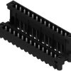 Pin header, 26 pole, pitch 5.08 mm, straight, black, 1829000000