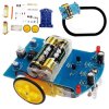 Robot jeżdżący Line Follower Zestaw do nauki lutowania DIY Instrukcja PL