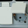 1302.4800.6 Earthed socket, IP 44, two-way horizontal