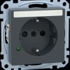 MEG2305-0414 Socket with surge protection, anthracite, system M