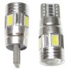 Dioda LED T10CANBUS 6x5630SMD HQ soczewka 6000K 31mmx12mm biała 12V