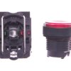 Przycisk sterowniczy 22mm czerwony z samopowrotem z podświetleniem 1Z 1R XB5AW34B5
