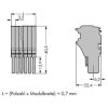 WAGO 2020-113 13-way 1 Conductor Female Plug Grey